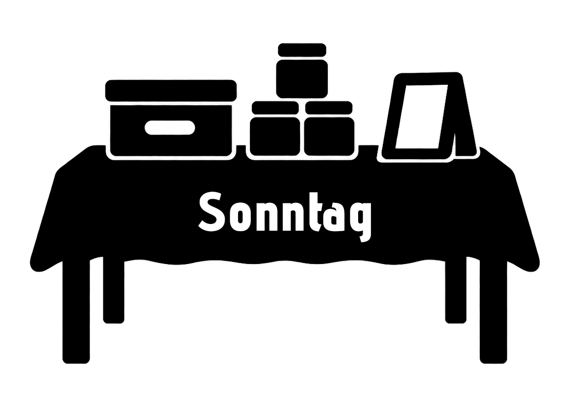 Verkaufstisch Sonntag beim Bergisch Brandschatzen 2027